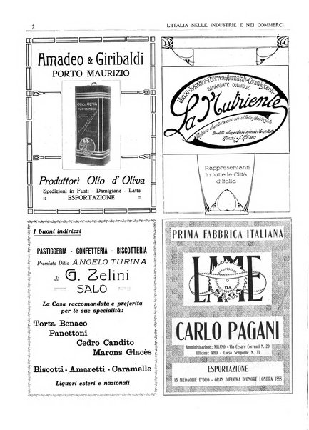 L'Italia nelle industrie e nei commerci rassegna mensile del Movimento economico in Italia