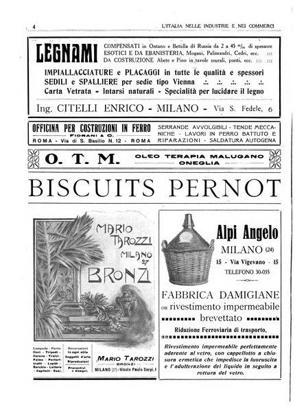 L'Italia nelle industrie e nei commerci rassegna mensile del Movimento economico in Italia