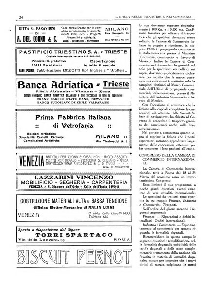 L'Italia nelle industrie e nei commerci rassegna mensile del Movimento economico in Italia