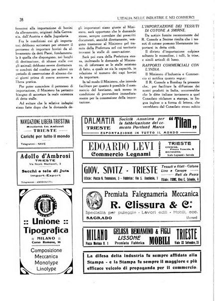 L'Italia nelle industrie e nei commerci rassegna mensile del Movimento economico in Italia