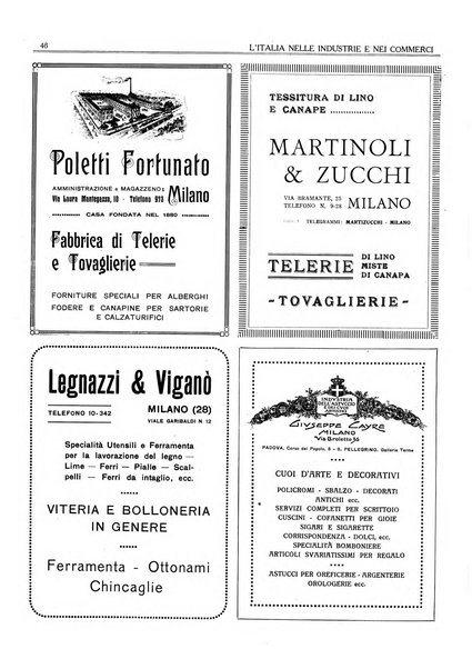 L'Italia nelle industrie e nei commerci rassegna mensile del Movimento economico in Italia