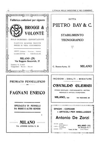 L'Italia nelle industrie e nei commerci rassegna mensile del Movimento economico in Italia