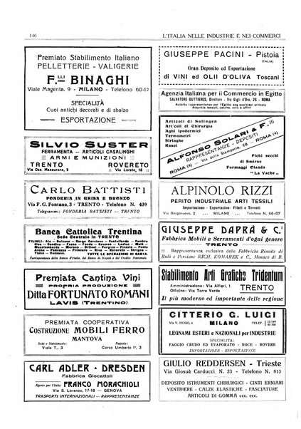 L'Italia nelle industrie e nei commerci rassegna mensile del Movimento economico in Italia