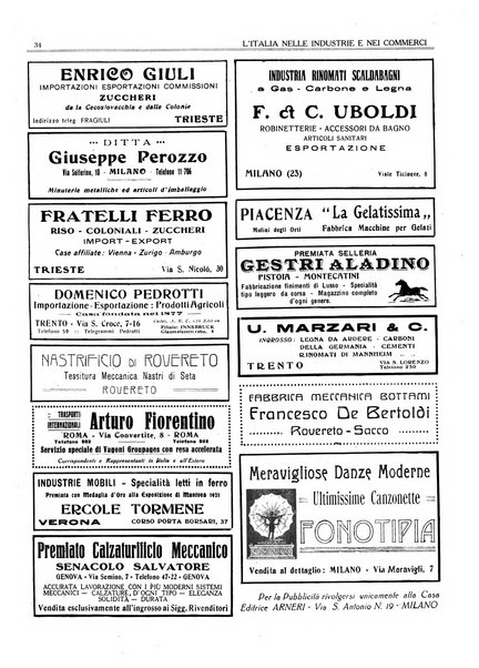 L'Italia nelle industrie e nei commerci rassegna mensile del Movimento economico in Italia
