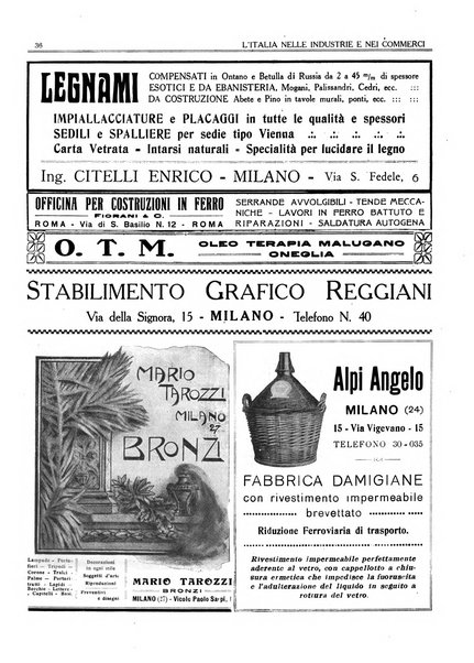 L'Italia nelle industrie e nei commerci rassegna mensile del Movimento economico in Italia