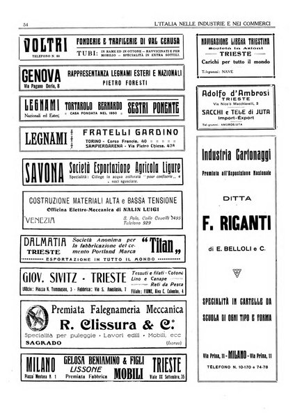 L'Italia nelle industrie e nei commerci rassegna mensile del Movimento economico in Italia