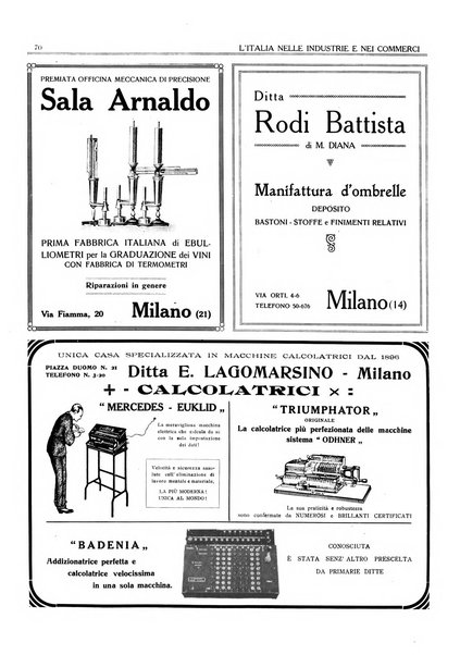 L'Italia nelle industrie e nei commerci rassegna mensile del Movimento economico in Italia