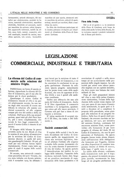 L'Italia nelle industrie e nei commerci rassegna mensile del Movimento economico in Italia