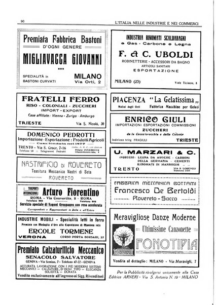 L'Italia nelle industrie e nei commerci rassegna mensile del Movimento economico in Italia