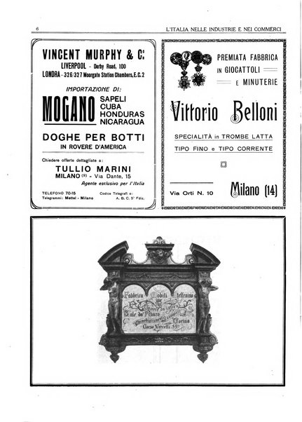 L'Italia nelle industrie e nei commerci rassegna mensile del Movimento economico in Italia