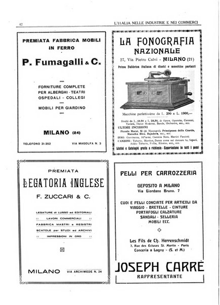 L'Italia nelle industrie e nei commerci rassegna mensile del Movimento economico in Italia