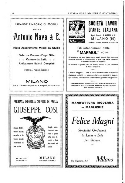 L'Italia nelle industrie e nei commerci rassegna mensile del Movimento economico in Italia