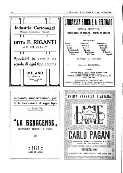 L'Italia nelle industrie e nei commerci rassegna mensile del Movimento economico in Italia