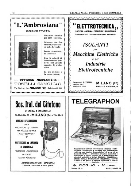L'Italia nelle industrie e nei commerci rassegna mensile del Movimento economico in Italia