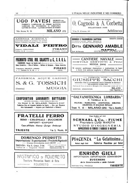 L'Italia nelle industrie e nei commerci rassegna mensile del Movimento economico in Italia