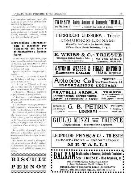 L'Italia nelle industrie e nei commerci rassegna mensile del Movimento economico in Italia