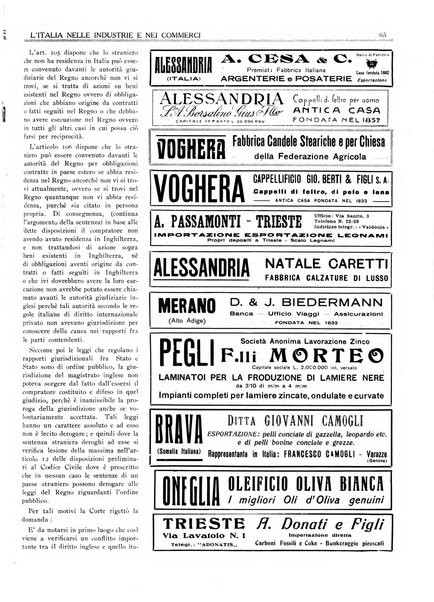 L'Italia nelle industrie e nei commerci rassegna mensile del Movimento economico in Italia