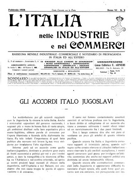 L'Italia nelle industrie e nei commerci rassegna mensile del Movimento economico in Italia