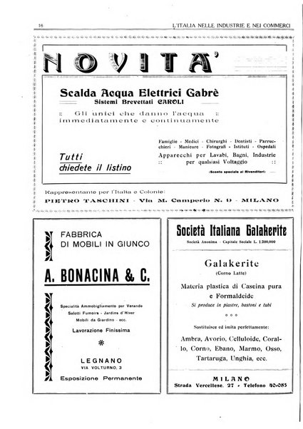 L'Italia nelle industrie e nei commerci rassegna mensile del Movimento economico in Italia