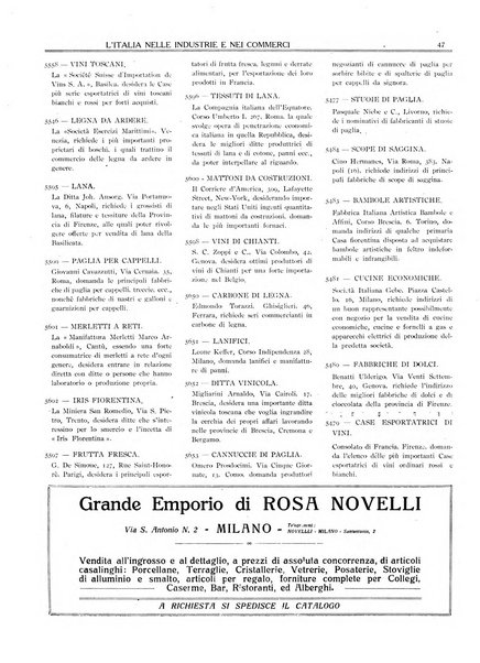 L'Italia nelle industrie e nei commerci rassegna mensile del Movimento economico in Italia