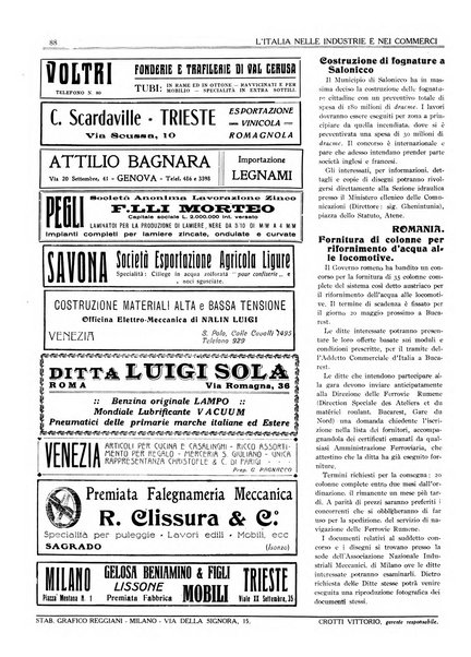 L'Italia nelle industrie e nei commerci rassegna mensile del Movimento economico in Italia