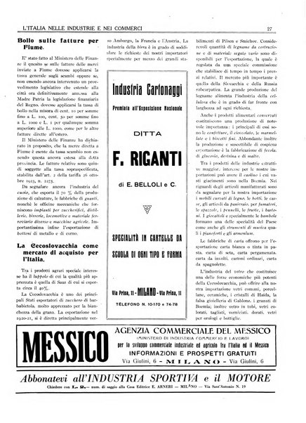 L'Italia nelle industrie e nei commerci rassegna mensile del Movimento economico in Italia