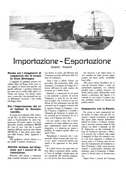 L'Italia nelle industrie e nei commerci rassegna mensile del Movimento economico in Italia