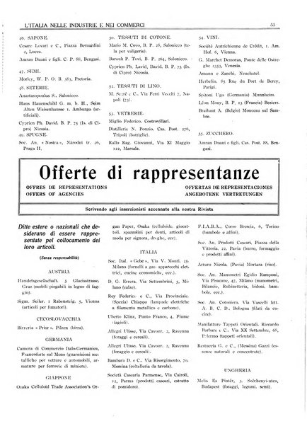 L'Italia nelle industrie e nei commerci rassegna mensile del Movimento economico in Italia