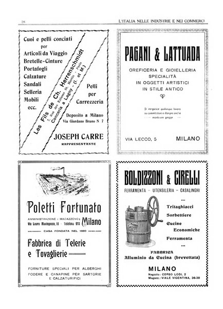 L'Italia nelle industrie e nei commerci rassegna mensile del Movimento economico in Italia