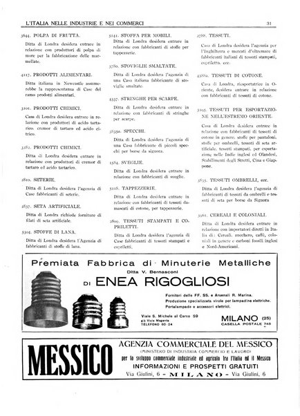 L'Italia nelle industrie e nei commerci rassegna mensile del Movimento economico in Italia