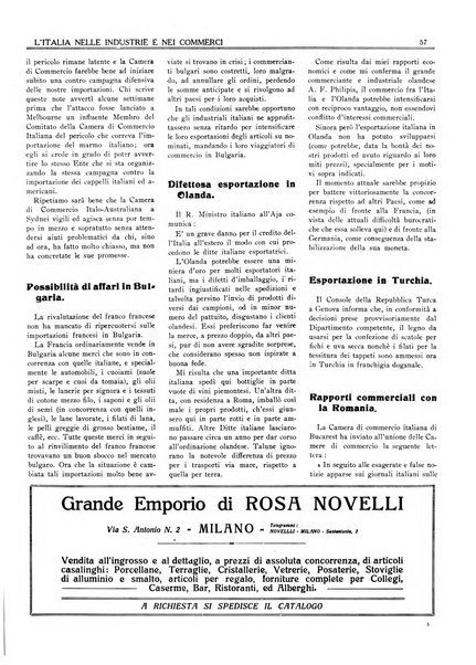 L'Italia nelle industrie e nei commerci rassegna mensile del Movimento economico in Italia