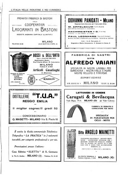 L'Italia nelle industrie e nei commerci rassegna mensile del Movimento economico in Italia