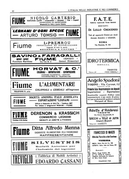 L'Italia nelle industrie e nei commerci rassegna mensile del Movimento economico in Italia