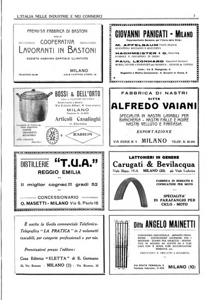 L'Italia nelle industrie e nei commerci rassegna mensile del Movimento economico in Italia