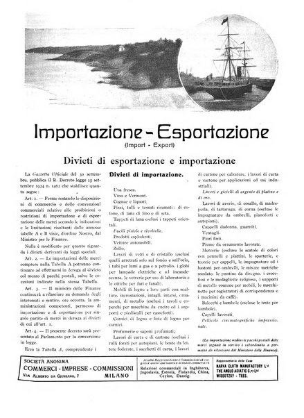 L'Italia nelle industrie e nei commerci rassegna mensile del Movimento economico in Italia