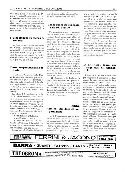 L'Italia nelle industrie e nei commerci rassegna mensile del Movimento economico in Italia