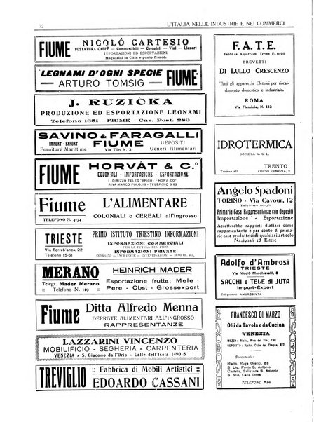 L'Italia nelle industrie e nei commerci rassegna mensile del Movimento economico in Italia