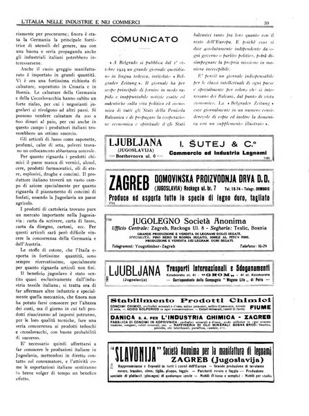 L'Italia nelle industrie e nei commerci rassegna mensile del Movimento economico in Italia