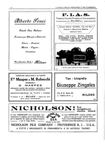 L'Italia nelle industrie e nei commerci rassegna mensile del Movimento economico in Italia