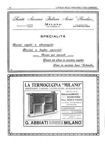 L'Italia nelle industrie e nei commerci rassegna mensile del Movimento economico in Italia