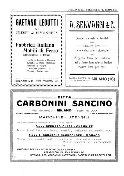 L'Italia nelle industrie e nei commerci rassegna mensile del Movimento economico in Italia