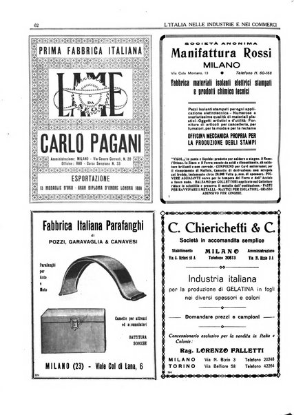 L'Italia nelle industrie e nei commerci rassegna mensile del Movimento economico in Italia