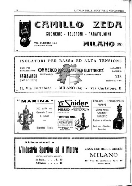 L'Italia nelle industrie e nei commerci rassegna mensile del Movimento economico in Italia
