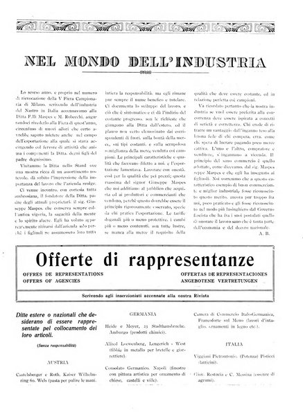 L'Italia nelle industrie e nei commerci rassegna mensile del Movimento economico in Italia