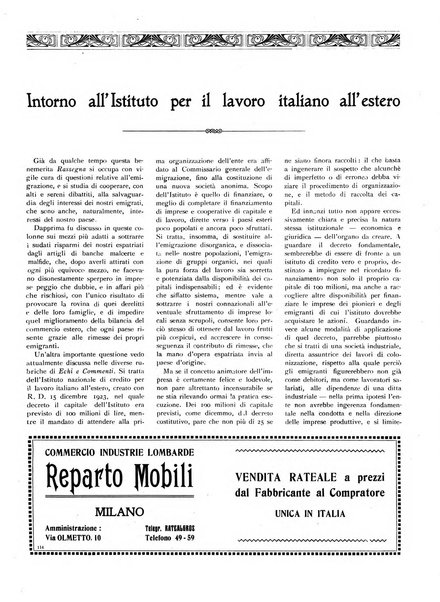 L'Italia nelle industrie e nei commerci rassegna mensile del Movimento economico in Italia