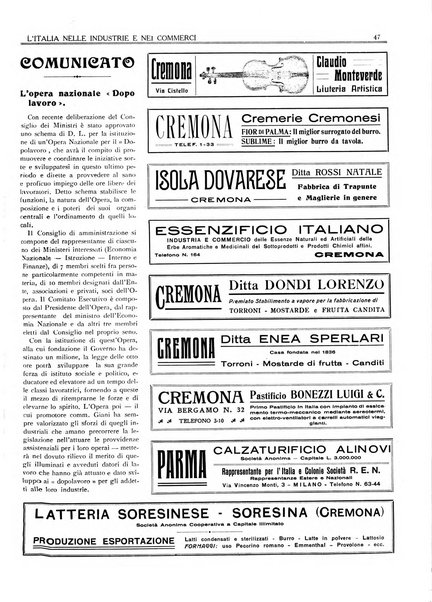 L'Italia nelle industrie e nei commerci rassegna mensile del Movimento economico in Italia