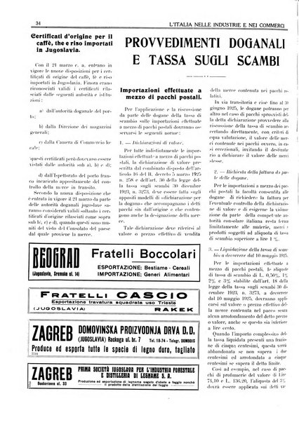 L'Italia nelle industrie e nei commerci rassegna mensile del Movimento economico in Italia