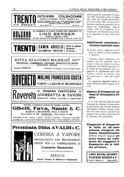 L'Italia nelle industrie e nei commerci rassegna mensile del Movimento economico in Italia