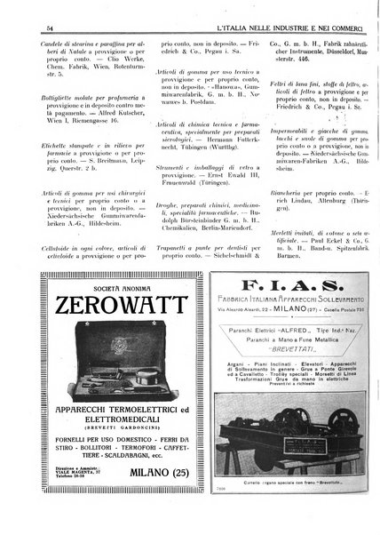 L'Italia nelle industrie e nei commerci rassegna mensile del Movimento economico in Italia