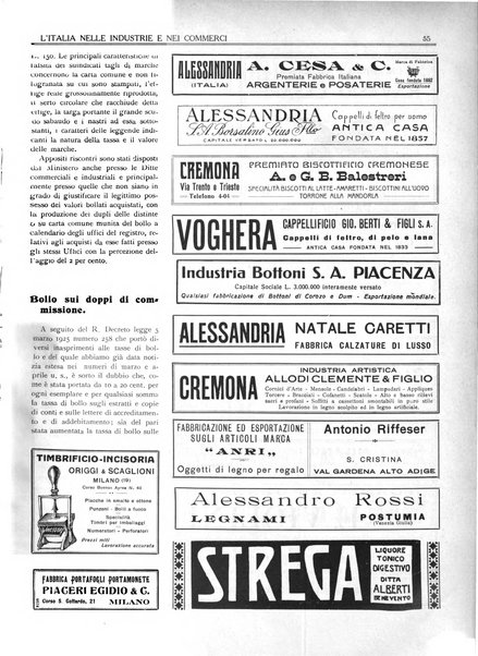 L'Italia nelle industrie e nei commerci rassegna mensile del Movimento economico in Italia